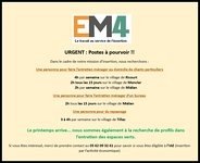 EM4 - Le travail au service de l'insertion : EM4 recrute