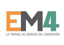 EM4 - Le travail au service de l'insertion : Energie M4 change de nom (et de logo) pour devenir EM4